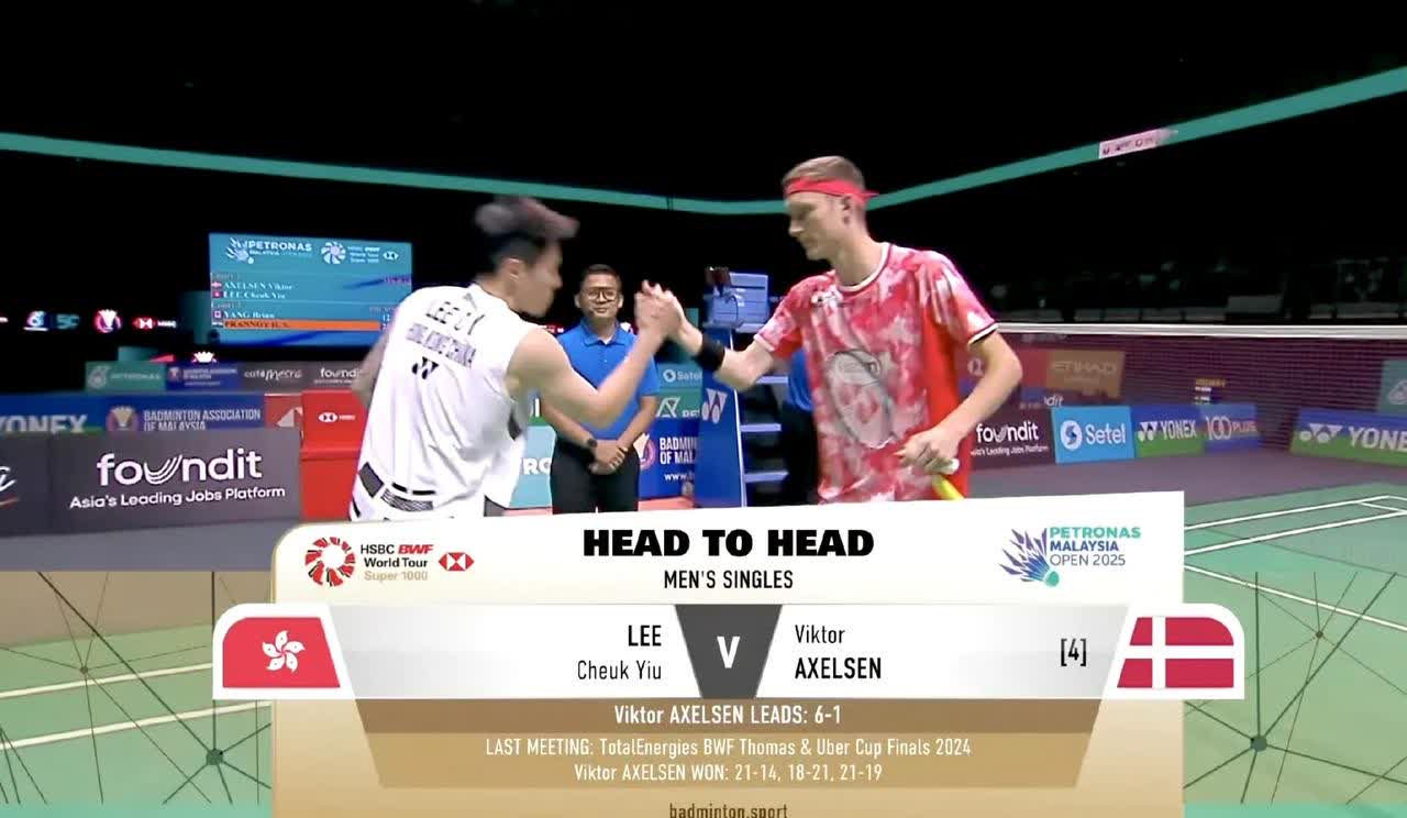 泰国羽毛球队横扫马来西亚羽毛球队，安赛龙统治全场的简单介绍